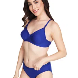 Liigne Pack Of 4 Everyday Padded Bra Pure Cotton Lingerie Set image 4