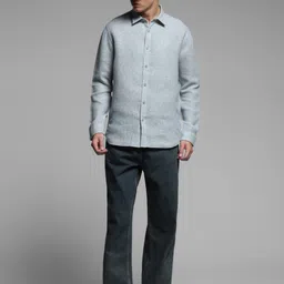 Jack & Jones Textured Spread Collar Shirt image 3