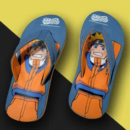 Kidsville Naruto Featuring Character Designed Flip Flops - Blue-picture-10