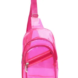 Echo Boomers Transparent Crossbody Backpack-Pink-picture-12