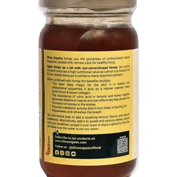 Shiva Organic Lemon Infused Honey 100% Natural and Pure No Added Sugar No Added Color Flavour Unadulterated - 250 g image 3