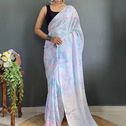 V3 FASHION STUDIO Pure Chiffon Ready to Wear Saree-picture-15