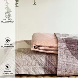 Urban Space Serene 200 Tc Cotton Bedsheets For Single Bed - Oval Blue image 4