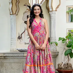 Jollity Women Ethnic Motifs Printed Kurta-picture-40