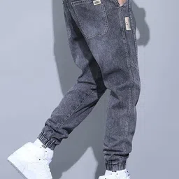 StyleCast x Revolte Men Relaxed Fit Light Fade Jeans image 2