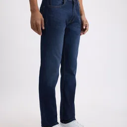 Pepe Jeans Men Straight Fit Mid-Rise Clean Look Light Fade Stretchable Jeans image 4