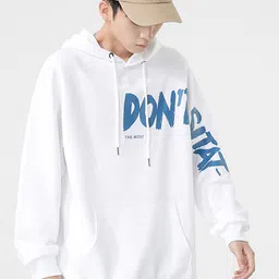 StyleCast x Revolte Men Printed Hooded Sweatshirt image 2