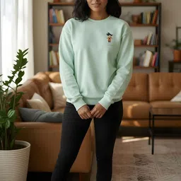 Shopifyy Women Printed Sweatshirt image 3