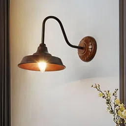 Fos Lighting Brown Metal Spherical Shaped Wall Lamp-image-75