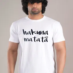 HESHA Typography Printed Round Neck Cotton Regular Fit T-shirt-picture-10