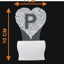 1ST TIME Red & White Printed Acrylic Contemporary Abstract Shaped Shaped Wall Lamp image 4