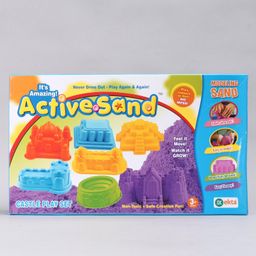 Ekta Toys Active Sand Castle Play Set - Purple-picture-28