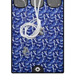 The Furnishing Tree Blue PVC Washing Machine Covers image 4