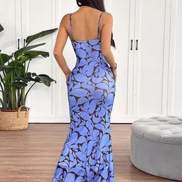 Outzidr Abstract Printed Maxi Dress image 3
