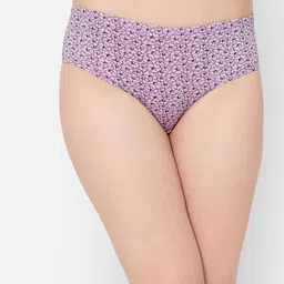 Clovia Pack Of 3 Floral Printed Mid Rise Hipster Briefs image 2