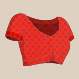 GHAN SALS Floral Poly Georgette Baluchari Saree image 3