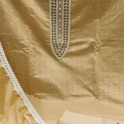 Ishin Embroidered Unstitched Dress Material image 4