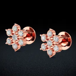 Joyalukkas Women 22KT Natural Elegance Diamond Earrings -3.080 g-picture-10