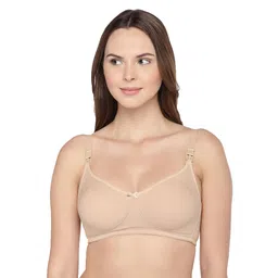Inner Sense Pack Of 3 Organic Cotton Antimicrobial Soft Nursing Bra - Multicolor image 3