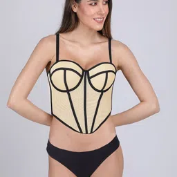 Secret Lives Women Medium Coverage Underwired Lightly Padded Cut and Sew Bralette Bra-image-13