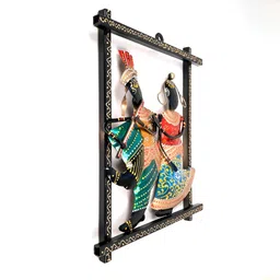 apka mart Black & Red Textured Hanging Wall Decor image 4