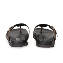 Fresco Italia Slip-On Cushioned Footbed Leather Comfort Sandals image 4