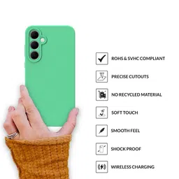SPRIG Solid Printed Samsung Galaxy A55 5G Back Case Mobile Accessories image 3