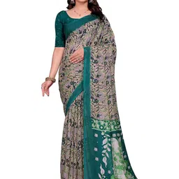 KANOODA Printed Daily Wear Georgette Saree-image-14