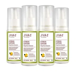 Jiva Jiva Pack Of 4 Citrus Lotion For Removing Make-Up, Acne & Blackheads -400ml-picture-28