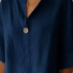 StyleCast Women Mandarin Collar Top image 3