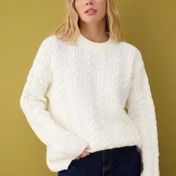 Trendyol Women Cable Knit Pullover-picture-13