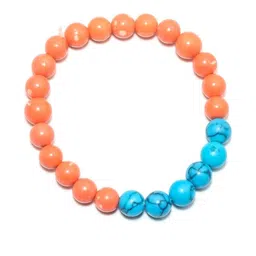 Divine souvenirs Unisex Artificial Beaded Elasticated Bracelet-picture-34