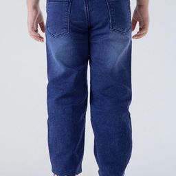 Hopscotch Boys Navy Blue Cotton Regular Fit Mid-Rise Jeans-picture-21