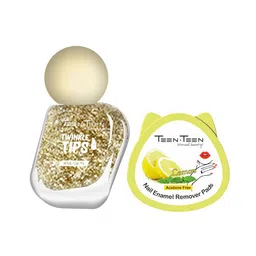 TEEN TEEN COSMETICS Set Of 2 Twinkle Tips Nail Gloss- 10 ml- Shade- 45 With Remover pads image 4