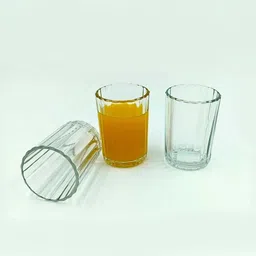 crystalglasses (Pack of 6) Glass Suitable For Drinking Water/Juice ( 175 ML Glass) Glass Set Water/Juice Glass image 3