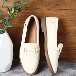 yoho Bliss Women Textured PU Loafers-picture-31