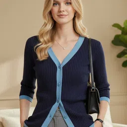 all about you Women Ribbed Cardigan-picture-40