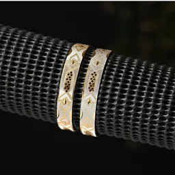 1ST TIME Set Of 14 Blue Alloy Artificial Stones & Beads Bangles image 4