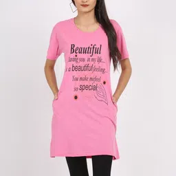 GLAMSYSTYLE Women Typography 2 Printed T-shirt-picture-35