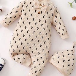 Hopscotch Kids Printed Long Sleeves Bodysuit-picture-1