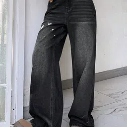Aadvi Fashion Women Comfort High-Rise Mildly Distressed Light Fade Acid Wash Stretchable Jeans-picture-37
