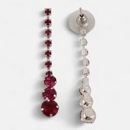 SOHI Silver-Plated Artificial Stones-Studded The Dainty-Bling Jewellery Set-image-32