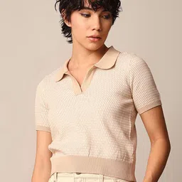ONLY Women Polo Collar T-shirt-image-16