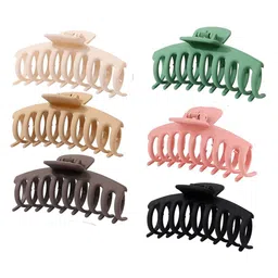 BEAUTY GIRLS Women Set of 6 Claw Clip-picture-33