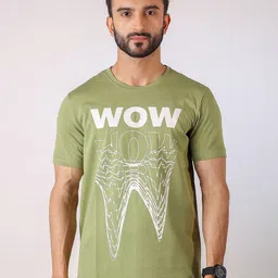 Loopers Men Graphic Printed Round Neck Cotton T-shirt-picture-15