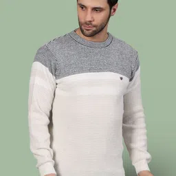 Jinfo Women Colourblocked Woollen Pullover Sweater-picture-19