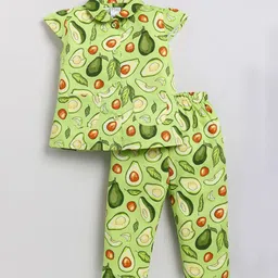 NAUTI KIDZ Girls Printed Night suit-image-90