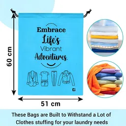 Aura Blue & Brown 6 Pieces Reusable Multi-Utility Organisers image 3