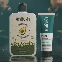 imfresh Men Whole Body Cream Deodorant- 50 g With Body Wash- 200 ml-picture-23