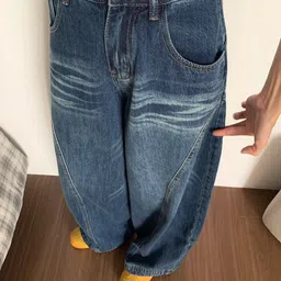 StyleCast Women High-Rise Baggy Fit Light Fade Jeans image 2